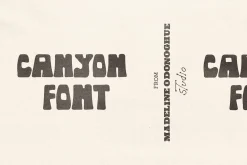 Canyon - Hand Drawn Western Font