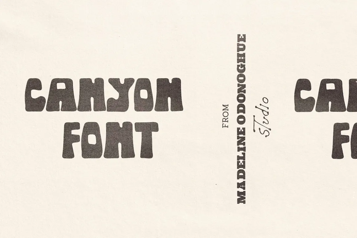 Canyon - Hand Drawn Western Font
