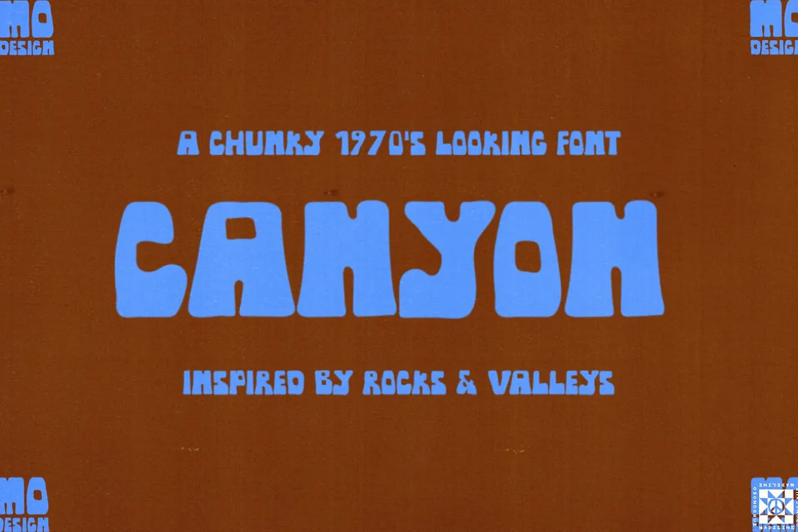 Canyon - Hand Drawn Western Font