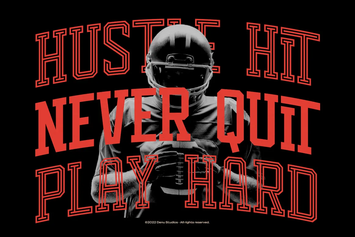 Capitan Playden | Sport Display Font