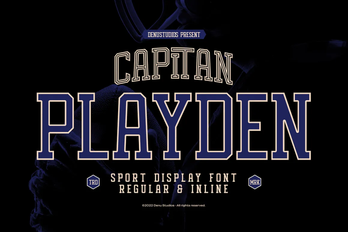Capitan Playden | Sport Display Font