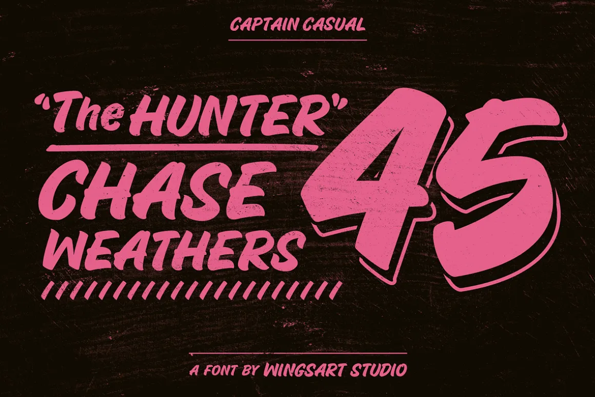 Captain Casual - A Sign Painter Font