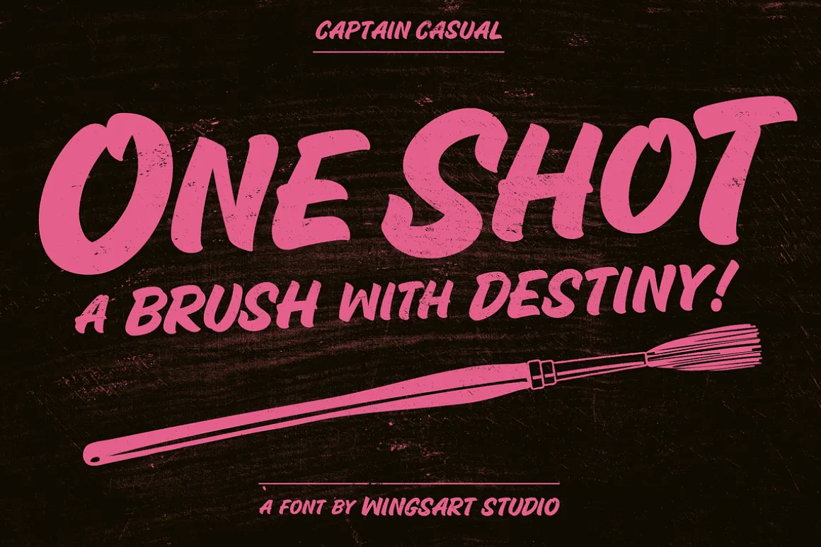 Captain Casual - A Sign Painter Font