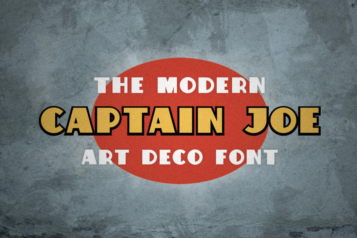 Captain Joe Bold & Strong Typeface