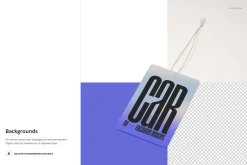 Car Air Freshener Mockup Set