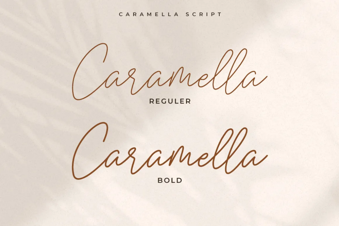 Caramella Modern Script Font