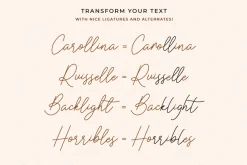 Caramella Modern Script Font