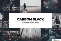 20 Carbon Black Lightroom Presets