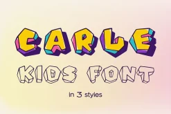Carle kids font
