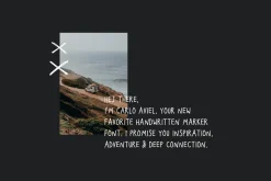 Carlo Aviel · Handwriting Font
