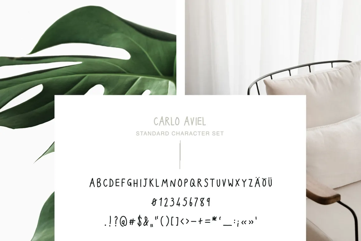 Carlo Aviel · Handwriting Font