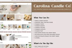 Carolina Candle Co. Wix Template