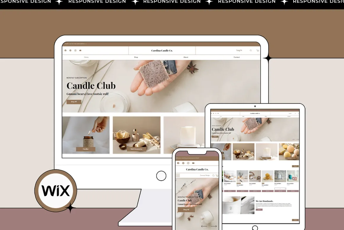 Carolina Candle Co. Wix Template