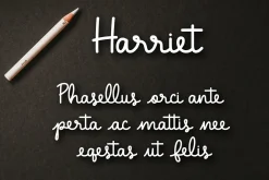 Caroline - monoline script font