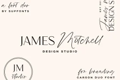 Carson Modern Serif Font Duo