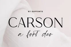 Carson Modern Serif Font Duo