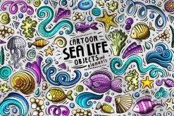 -80% Cartoon Doodle Clipart Bundle 2