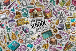 -80% Cartoon Doodle Clipart Bundle 2