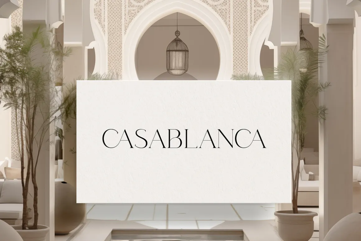 Casablanca - Sleek & Exotic Serif
