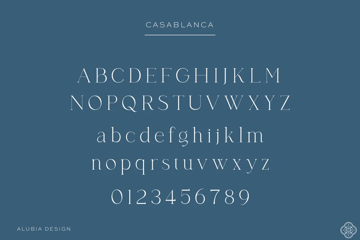 Casablanca - Sleek & Exotic Serif