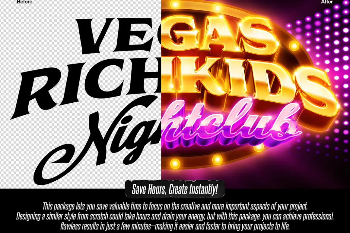 Casino Game Text Effects (12 PSDs)