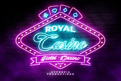 Casino Game Text Effects (12 PSDs)