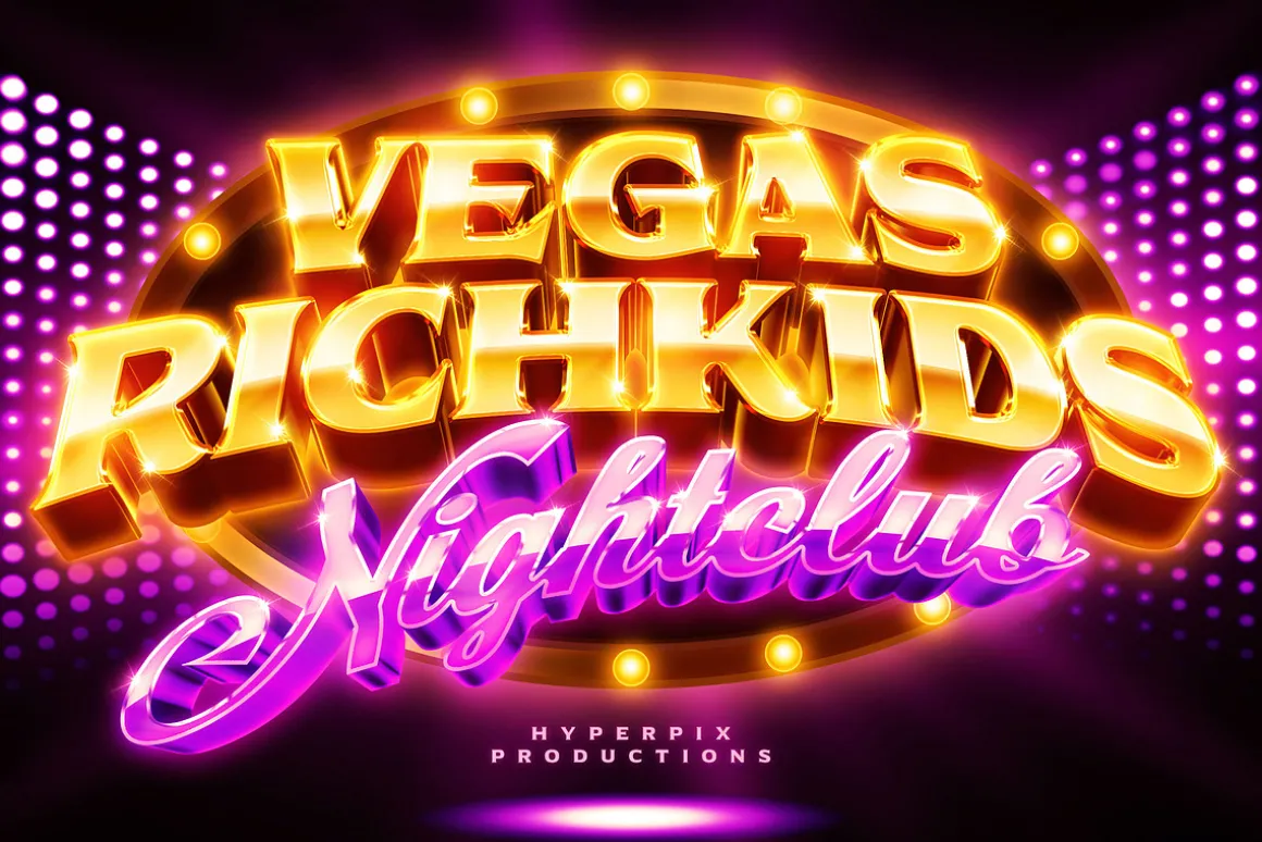 Casino Game Text Effects (12 PSDs)
