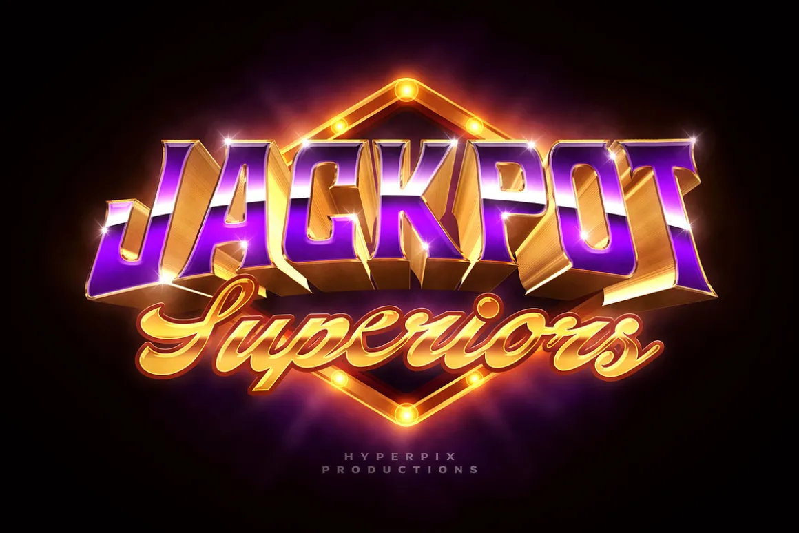Casino Game Text Effects (12 PSDs)