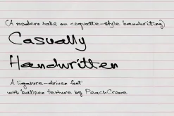 Casually Handwritten by PeachCreme