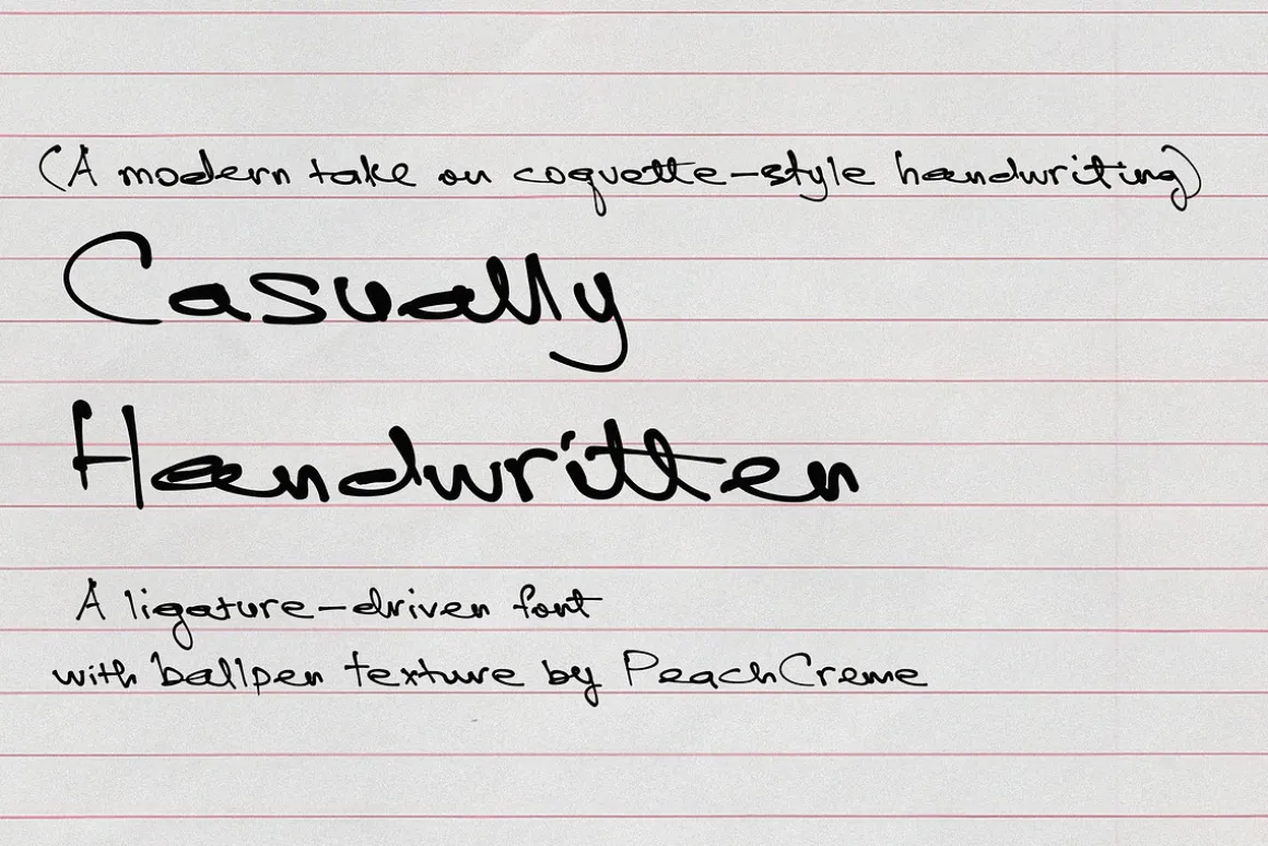 Casually Handwritten by PeachCreme