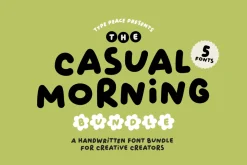 CASUAL MORNING | Font Family