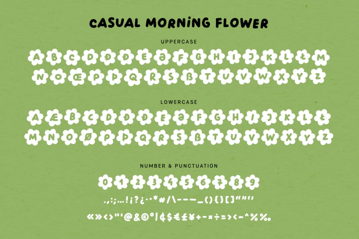 CASUAL MORNING | Font Family