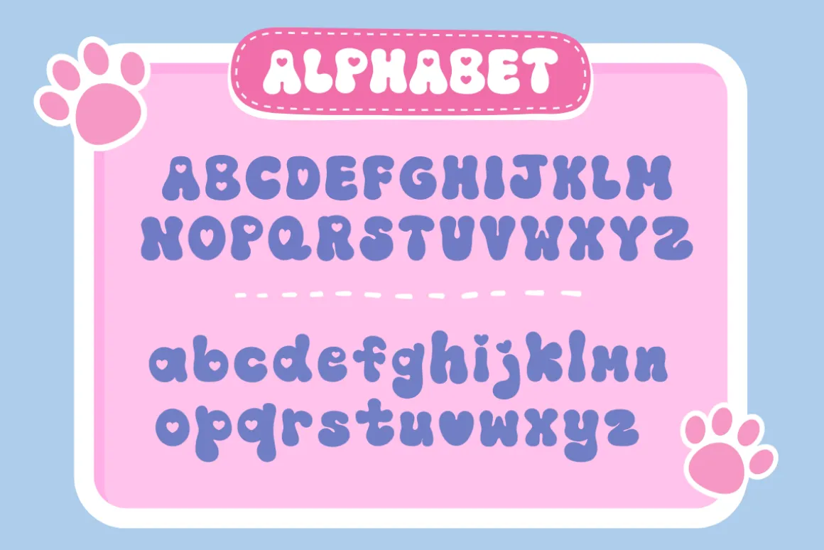 Cat Boy Retro Groovy Font
