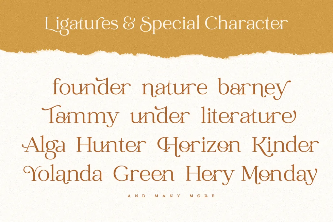 Catchy Mager - Fancy Ligature Font