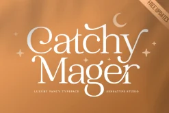 Catchy Mager - Fancy Ligature Font