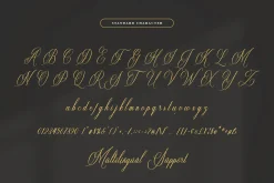 Cathialla calligraphy script font