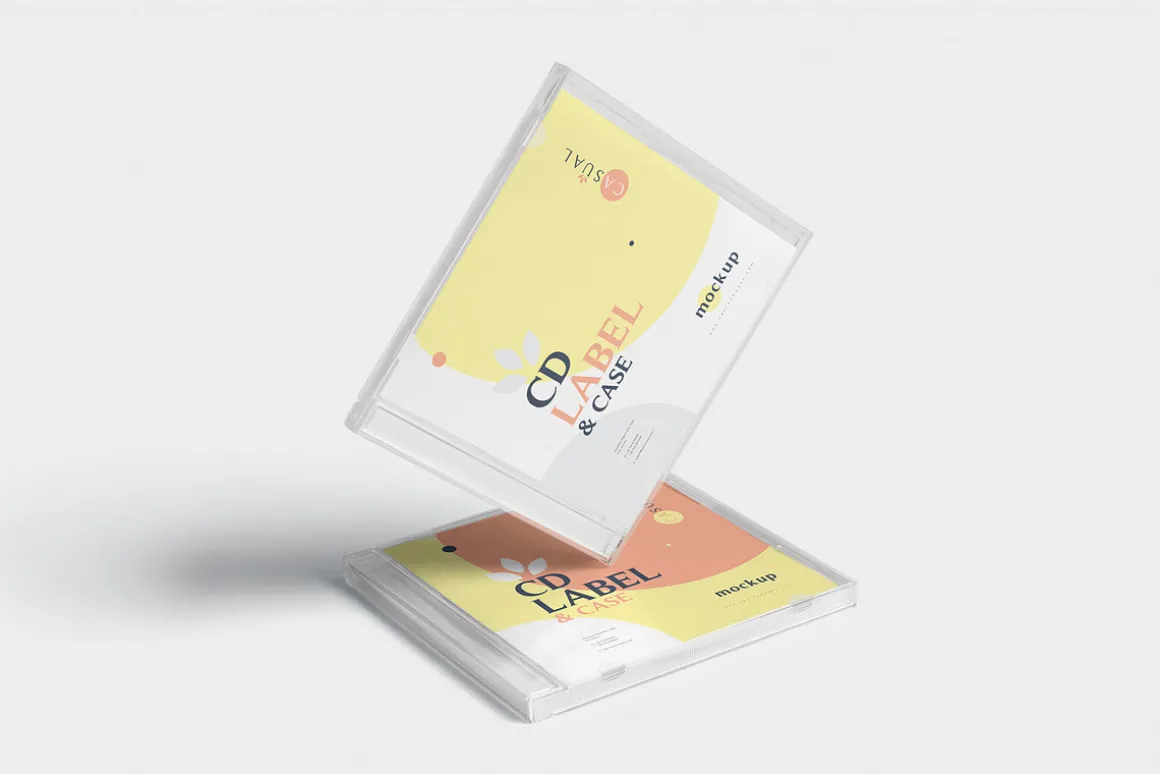 CD Label & Case Mockups