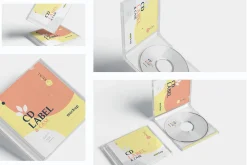 CD Label & Case Mockups