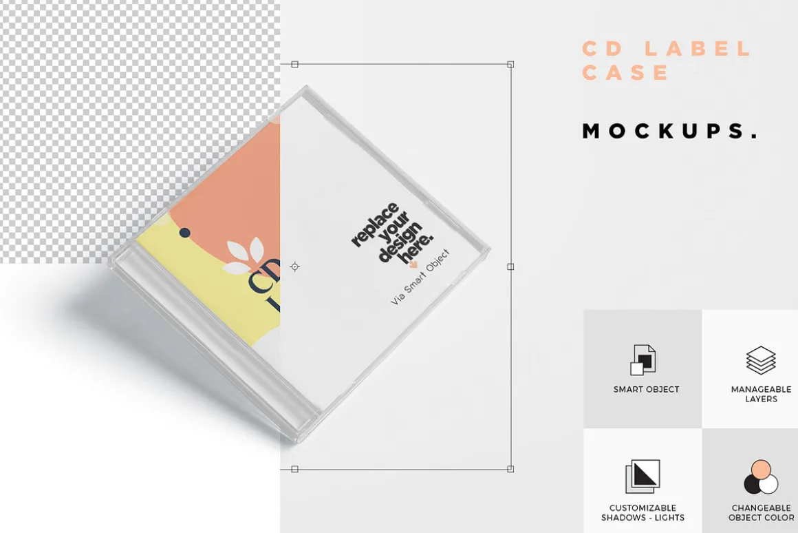 CD Label & Case Mockups