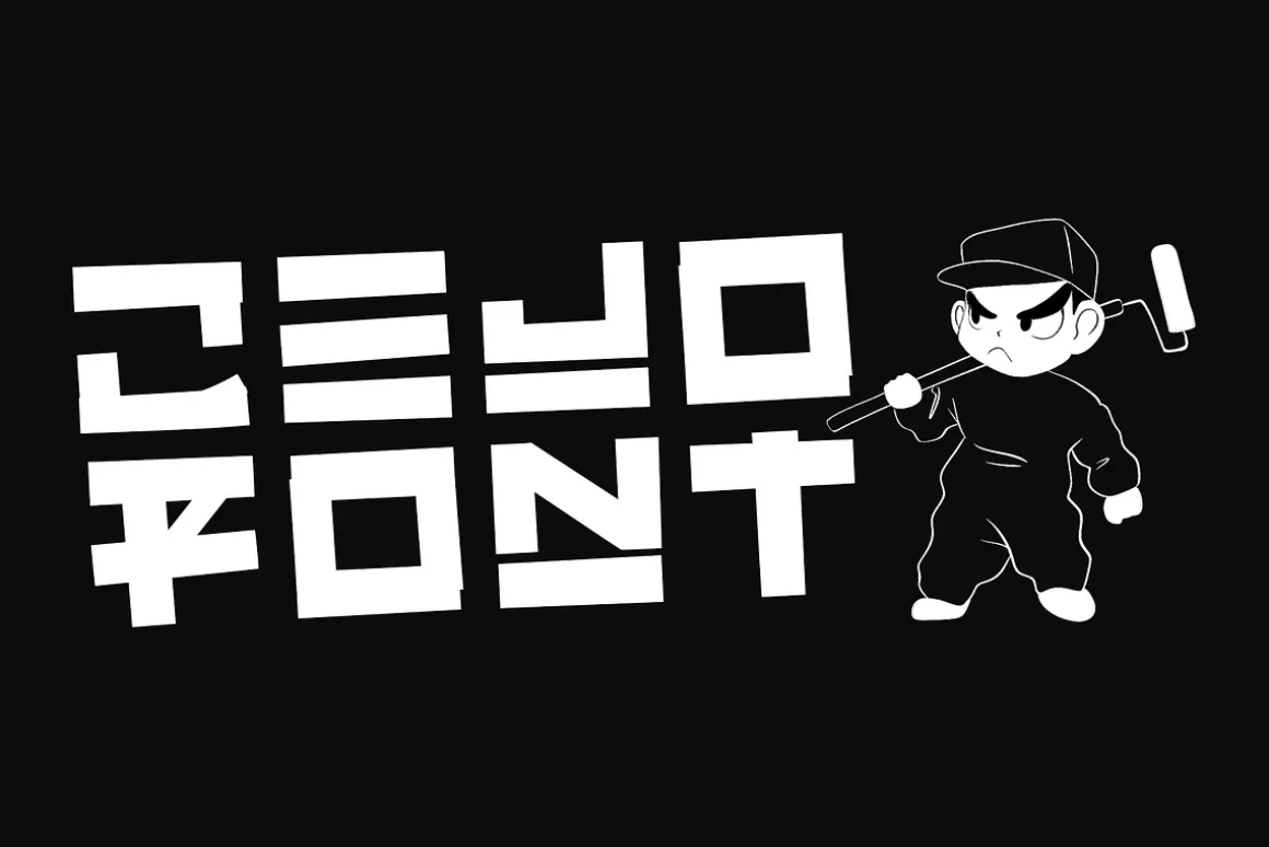 "CEJO" Graffiti Display Font