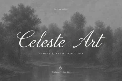 Celeste Art — Elegant Serif & Script