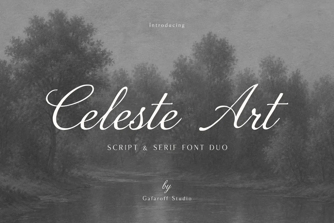 Celeste Art — Elegant Serif & Script