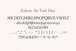 Celeste Art — Elegant Serif & Script