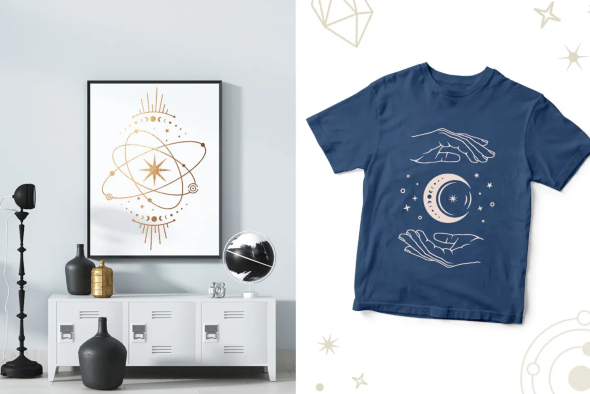 Celestial world. Zodiac sign