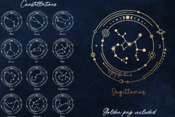 Celestial world. Zodiac sign