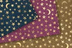 Celestial Gold Kraft Digital Paper