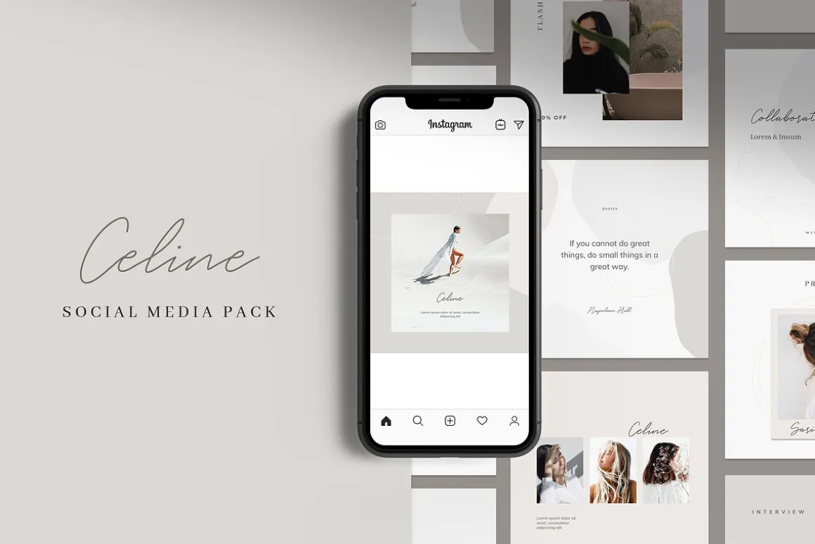 Celine Social Media Pack