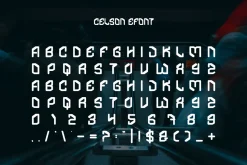 Celson Efont - Futuristic Font