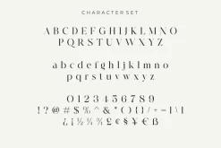Cerost Modern Ligature Typeface