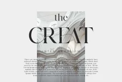 Cerost Modern Ligature Typeface